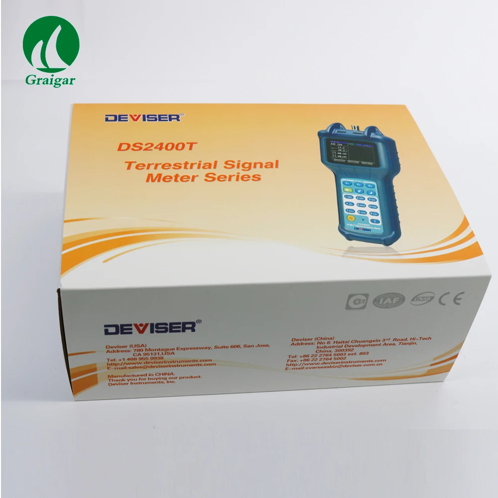 

NEW DS2400T Terrestrial Signal Level Meter Original Deviser DVB-C Meter