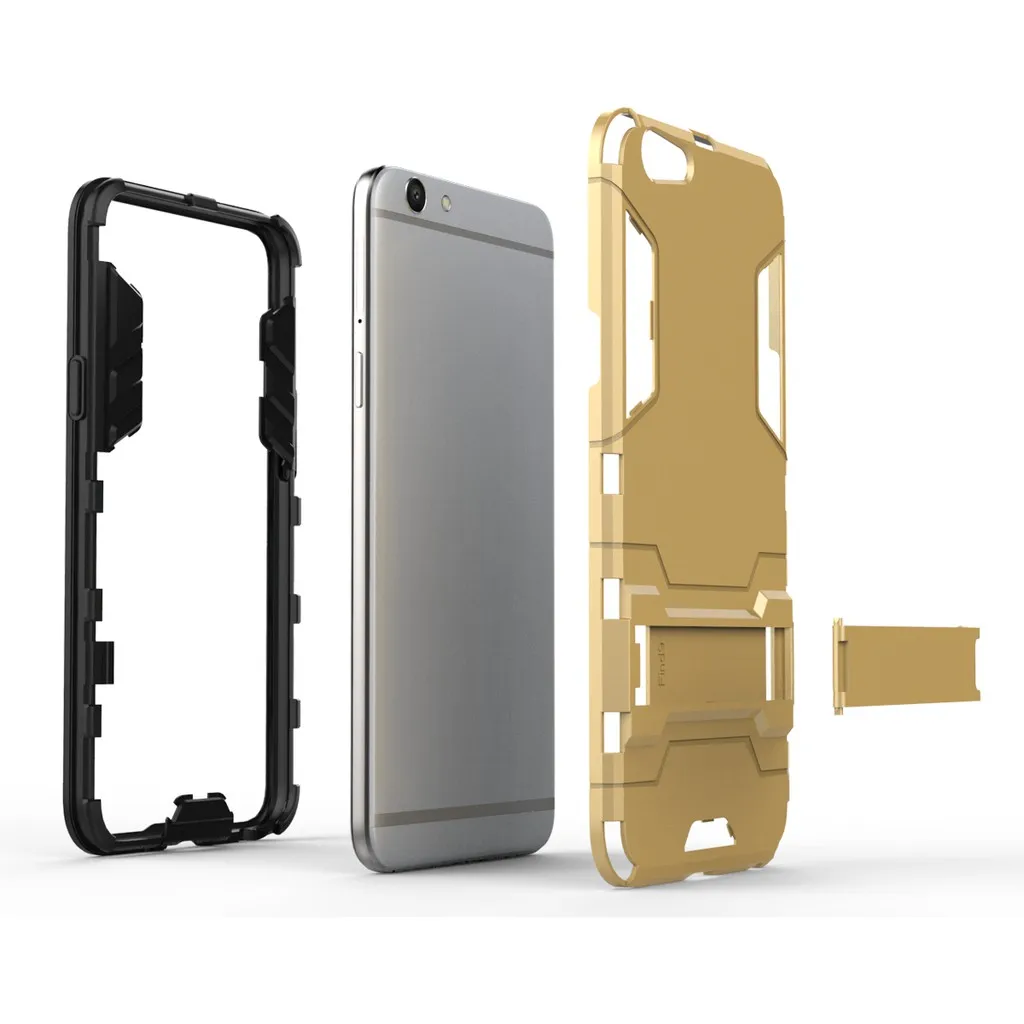 6 видов цветов Телефон Shell для OPPO A59 Роскошные противоударный TPU + PC защиты