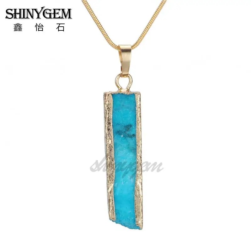 Богемный бохо колье кубовидной Форма Druzy Цепочки и ожерелья для Для женщин змея