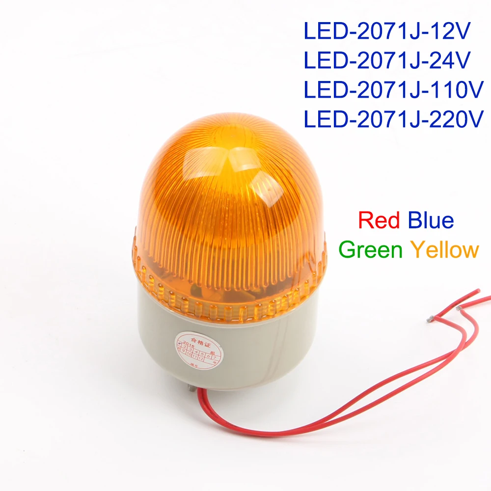 DC 12V 24V AC 110V 220V красный желтый и зеленый цвета синий Предупреждение светильник