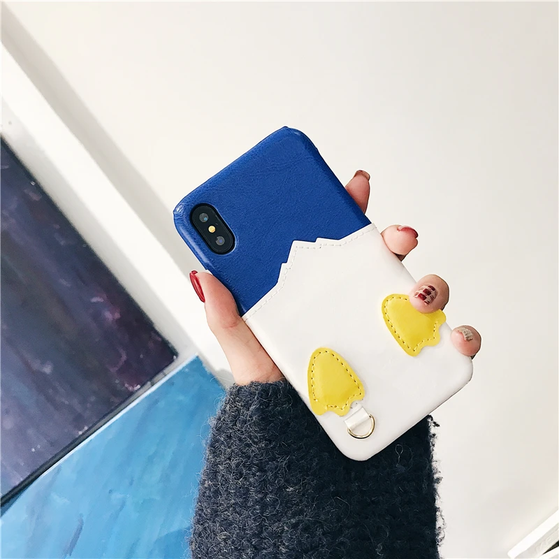 Милый мультфильм карманная карта майка карманная мышка чехол для iphone 11 Pro 8 7 6s 6 Plus X XS Max Xr аниме пара Чехлы для крышки Fundas