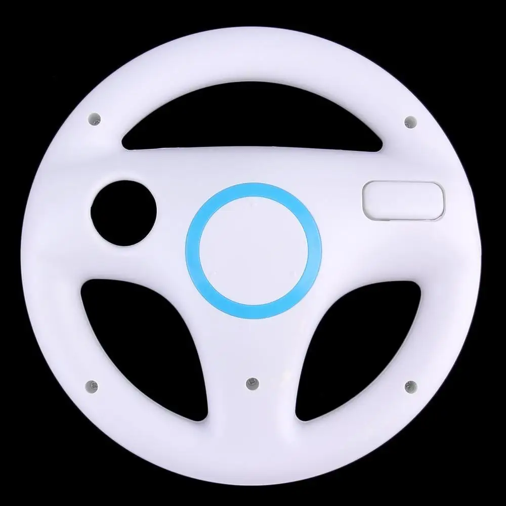 White 3 цвета для nintendo для игровой приставки wii Racing Рулевое колесо для nintendo wii Kart пульт дистанционного управления Рулевое колесо для подарка - Цвет: White