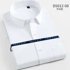 Мужские рубашки, Новое поступление 2018, рабочие мужские рубашки на пуговицах с коротким рукавом, полосатаясаржевая рубашка, мужская рубашка, белая Повседневная тонкая рубашка