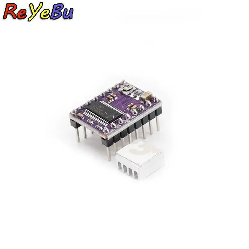 DRV8825 Драйвер шагового двигателя 1Pce 3D принтер Часть StepStick с теплоотводом переноска