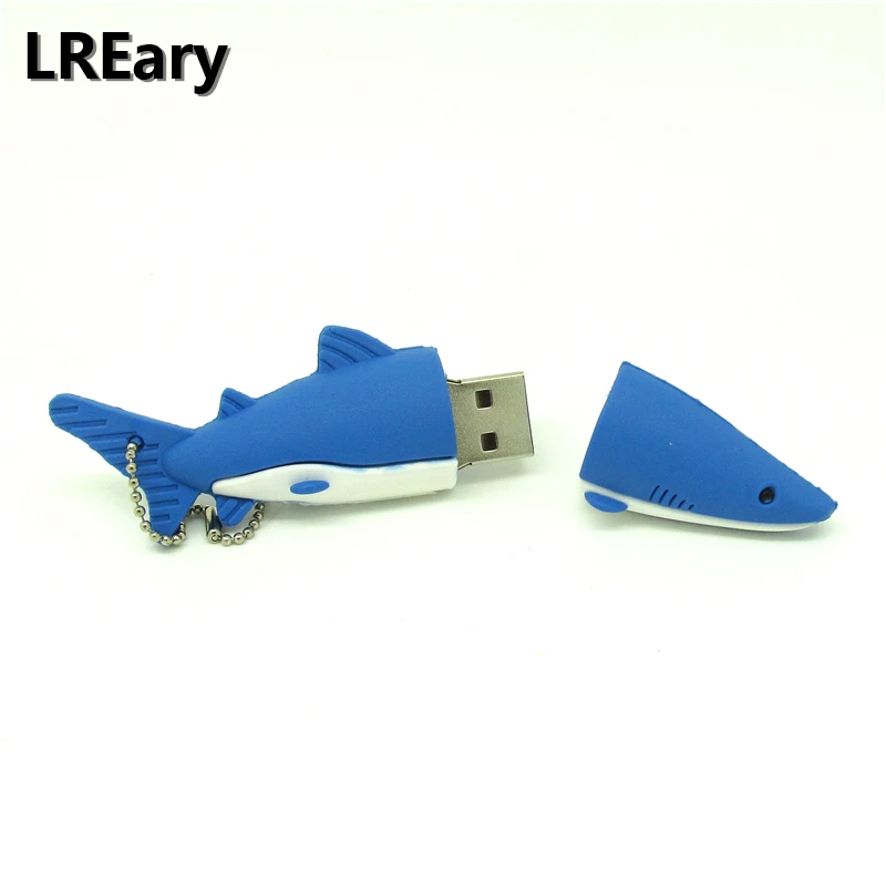 Usb флеш накопитель в виде милой акулы и рыбы 4/8/16/32 ГБ|pendrive 4gb|memory stick pendriveflash drive disk |