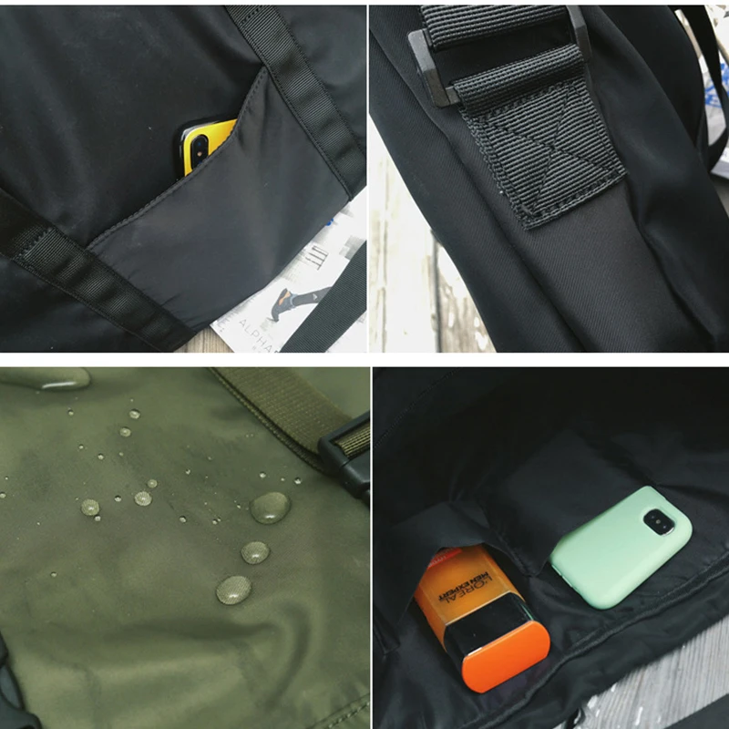 Женская нагрудная сумка водонепроницаемая нейлоновая Наплечная Сумка В Стиле