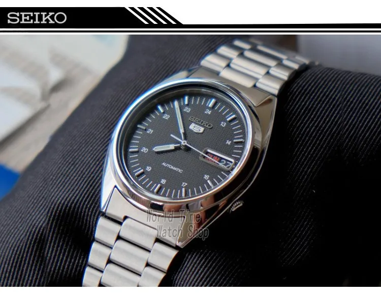 Seiko часы мужские 5 автоматические часы Топ бренд Роскошные спортивные мужские часы набор водонепроницаемые механические Военные часы relogio masculinoSNX