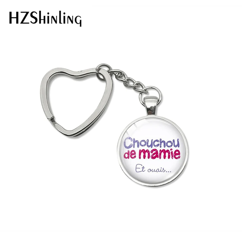 11 Мода Jaime Mamie сердце брелок ручной работы я une Mamie французское искусство серьги супер Mamie брелок для женщин - Цвет: 11