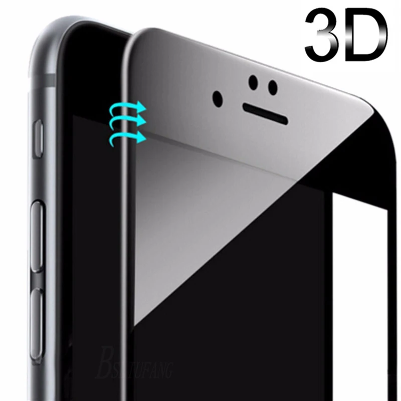 BSLIUFANG 3D защита экрана закаленное стекло для iPhone XR Xs Max X полное покрытие защитное стекло пленка для iPhone 7 8 6 6S Plus