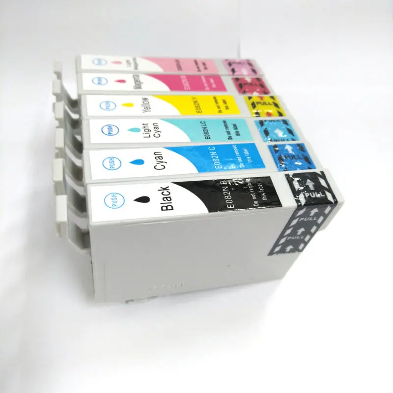 Картриджи с чернилами einkshop T0821 T0821N для Epson R270 R390 TX650 T50 T59 RX590 TX700W TX800W TX720 TX700 TX800 RX610 |