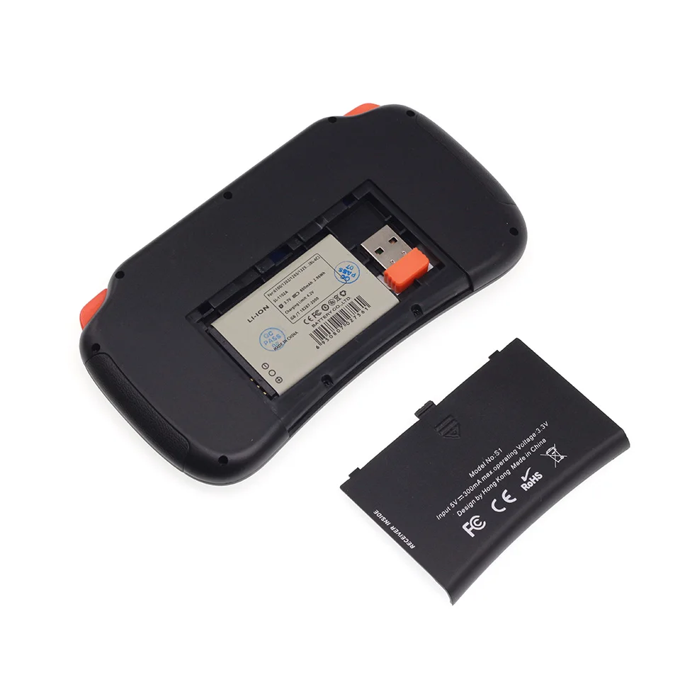 Viboton S1 Русская клавиатура 2 4 ГГц Мини Беспроводная Air Mouse с тачпадом для Android TV Box