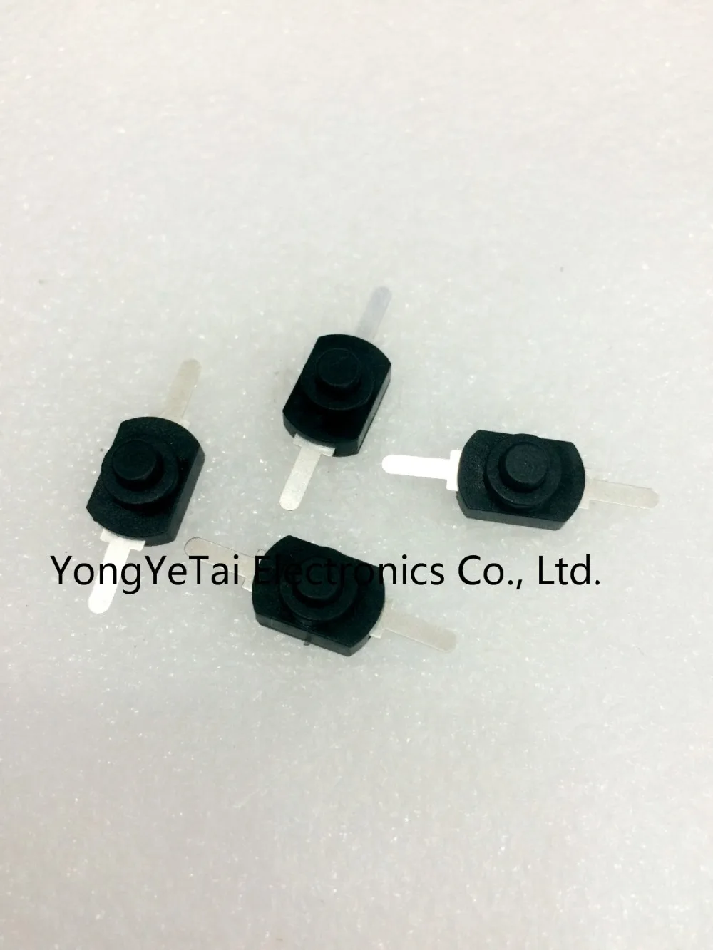 1208YD Flashlight button switch control 2-pin small black self-locking power switching white free shipping | Обустройство дома