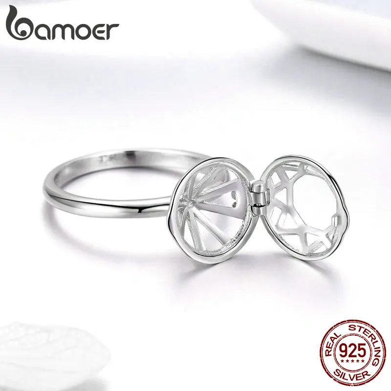 BAMOER, сделай сам, новинка, 925 пробы, серебро, 3 цвета, циркон, женские кольца на палец для женщин, обручальное, свадебное ювелирное изделие, SCR492