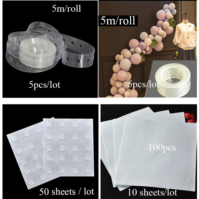 Аксессуары для баллонов 5 м воздушная цепочка ПВХ резиновая Свадьба Вечеринка