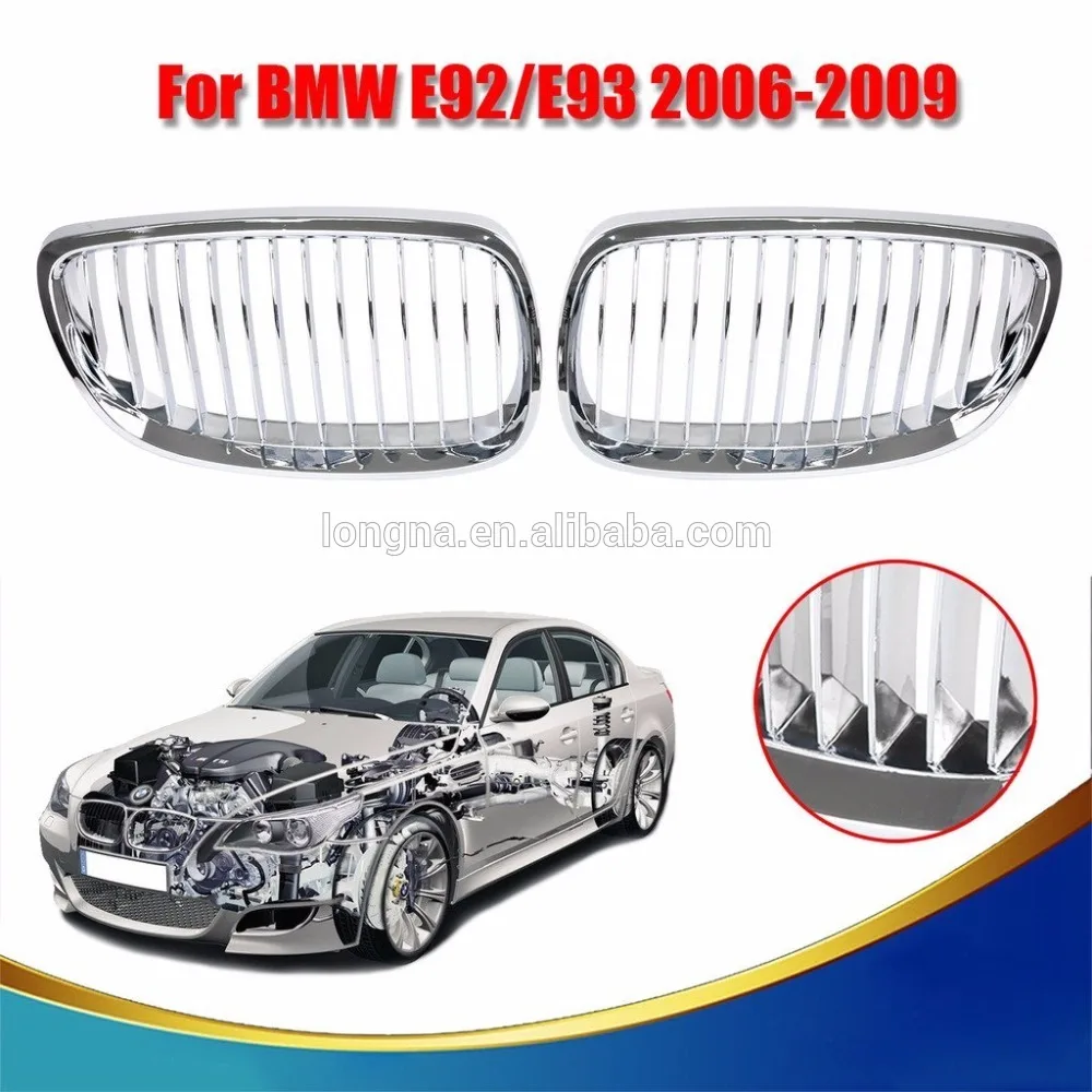 Хромированная Центральная Решетка переднего бампера для BMW E92 E93 M3 2 двери 07-09 |