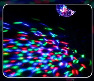 Adeeing Tanbaby звуковая активация дискотека вращающийся шар RGB светодиодный