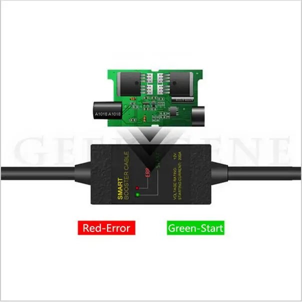 Портативный Smart booster кабель для автомобиля Батарея короткого замыкания завышенную постоянная регулятор защиты Батарея