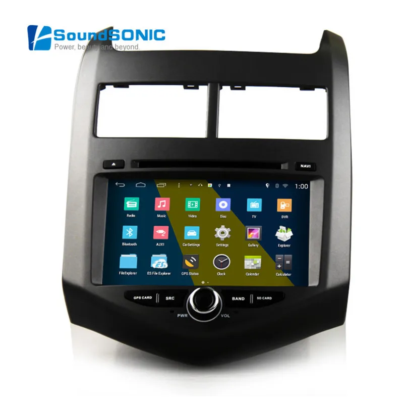 Для Chevrolet Aveo Соник Android 4.4 Авто Радио GPS навигационной автомобильный DVD