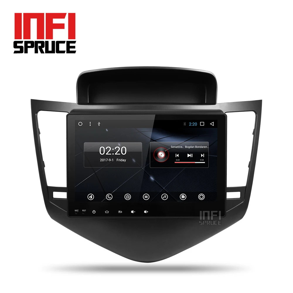 Android 8 1 автомобильный dvd gps плеер для Chevrolet Cruze 2009 2013 с радио навигацией Поддержка