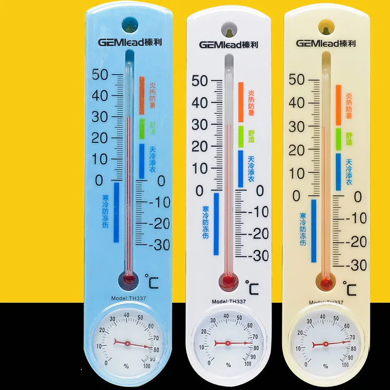 В высокой точности TH337 желто психрометр термометр ртутный скотный двор|farm|farm animals