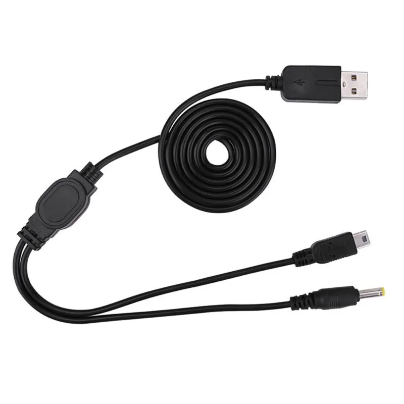 2 в 1 зарядное устройство зарядный кабель для Sony PSP 2000 3000 M USB передачи данных