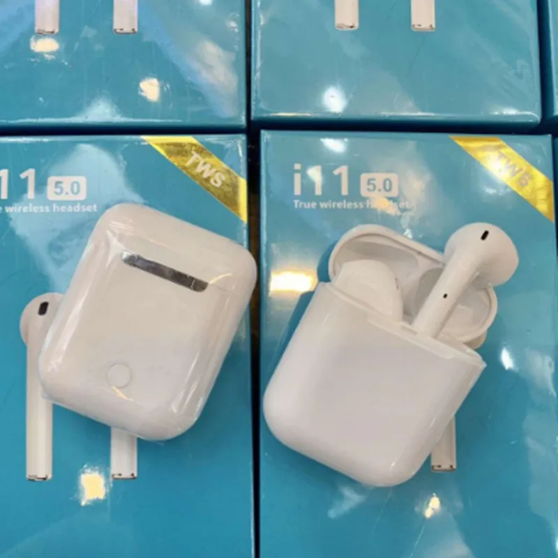 I11 Tws Bluetooth наушники беспроводные с новым 5 0 сенсорным управлением гарнитура и