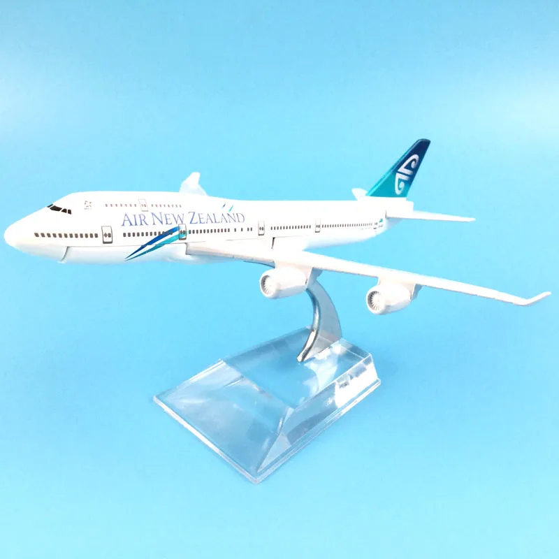 AIR NEW ZEALAND Airlines 747 16 см модель самолета из металлического сплава с подставкой
