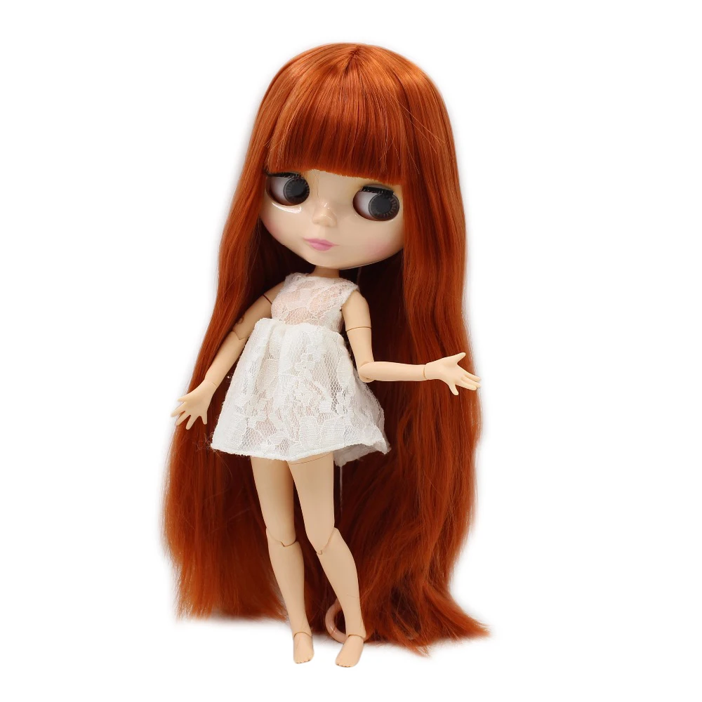 Кукла ICY DBS Blyth 1/6 bjd сустав тело натуральная кожа имбирь прямые волосы 30 см голая