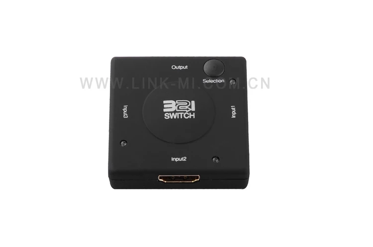 LINK-MI LM-SW09 аудио видео мини HDMI 301 переключатель коробка через HDMI кабель для HDTV