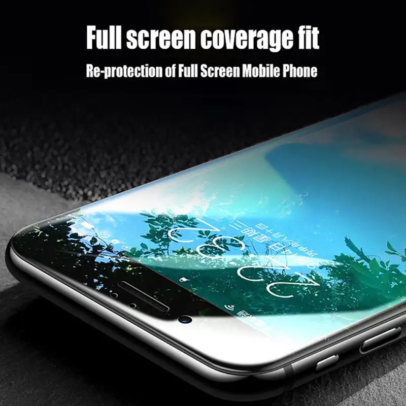 9D стекло на iPhone 8 7 Plus защита экрана Защитное для 6 XS Max X XR 6S защита|Защитные стёкла и