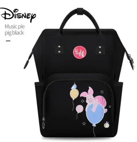 Disney большая емкость USB Водонепроницаемая сумка для подгузников ткань Оксфорд изоляционные сумки бутылочки для кормления сумка для хранения Мумия дорожный рюкзак - Цвет: picture color