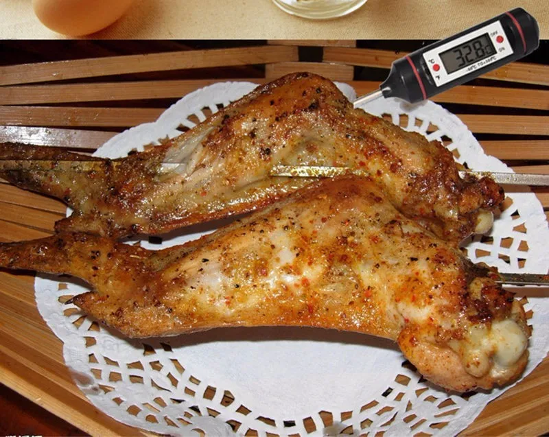 WALFOS Цифровой зонд, печь, термометр для мяса, Кухонный Термометр для барбекю, термометр для приготовления пищи, складной Зонд из нержавеющей стали, мясо, Турция