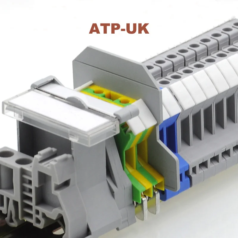 20/50/100 шт. din рейка Клеммная колодка Seperator ATP UK bornier перегородка универсальный тип