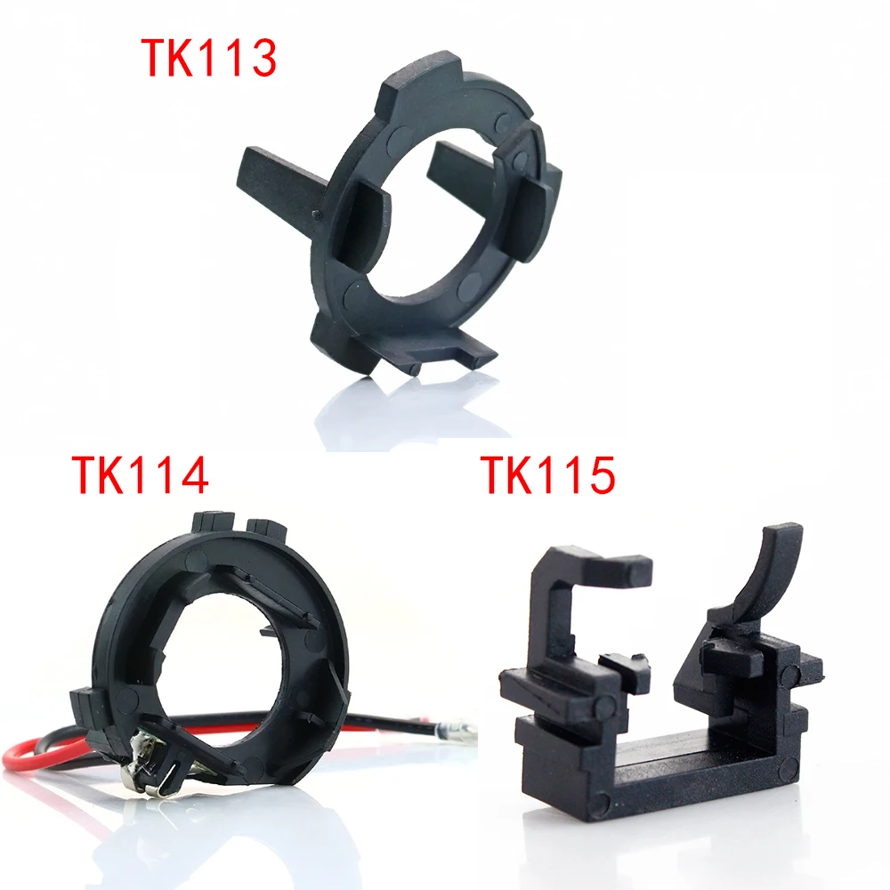 2 шт. разъём переходник для цоколя светодиодной фары H7 Для KIA Mitsubishi Mercedes Benz Ford