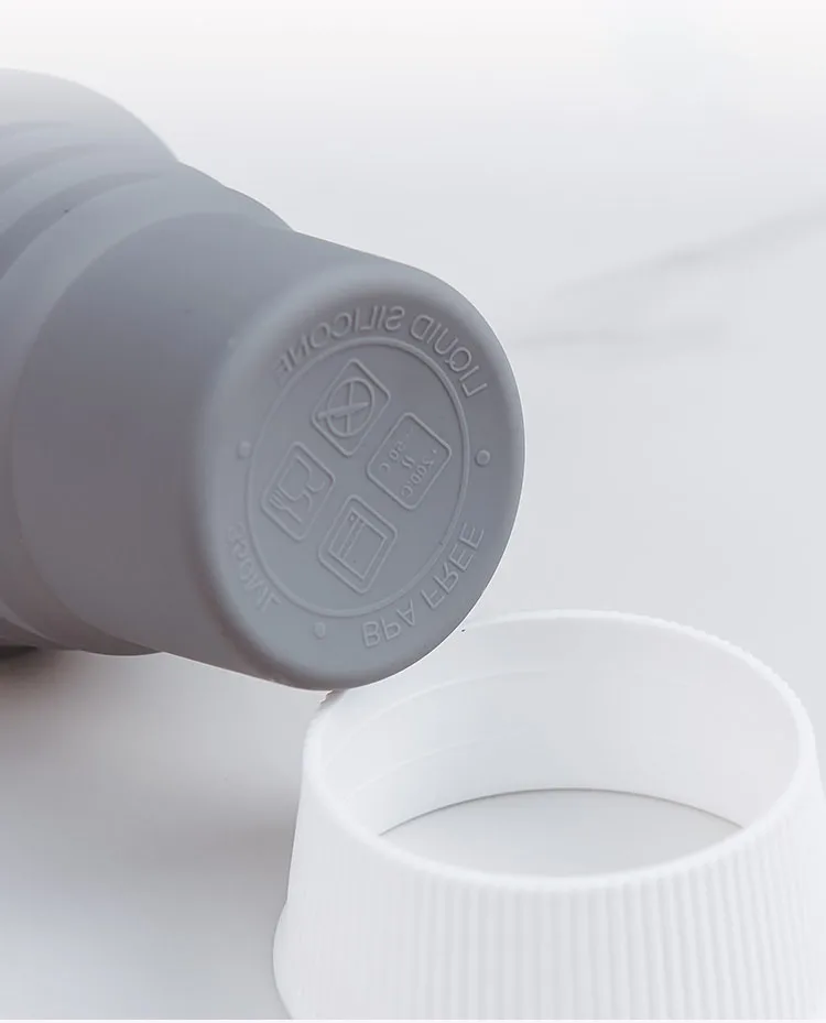 350ml collapsible coffee silicone cup with Lid folding water tea cup reusable travel Drinkware BPA free eco friendly make health