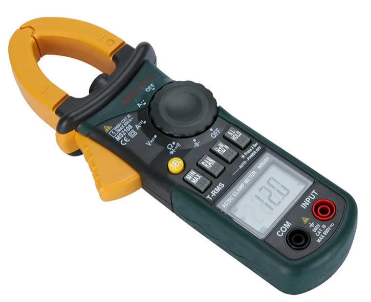 Mastech MS2108 6600 отсчетов цифровой клещи True-rms Inrush 66mF Емкость Частота AC/DC Измерение тока напряжения