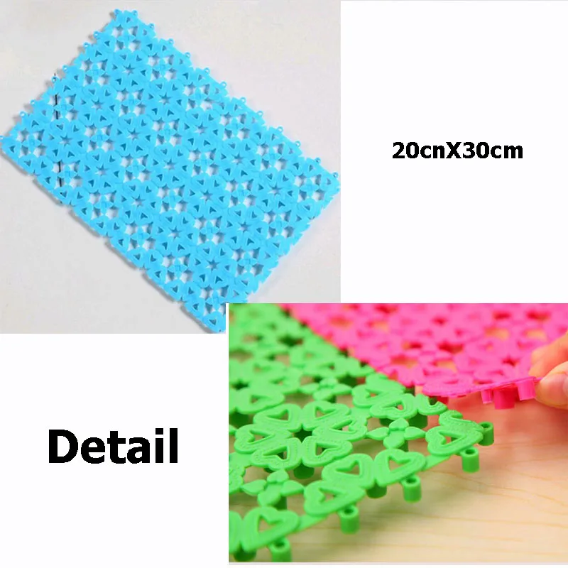 Basupply 1 шт. 20*30 см DIY Коврик для ванной комнаты душ слив сердца кухонный коврик