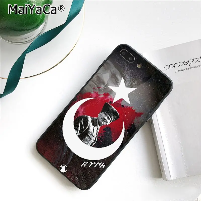 Чехол для телефона MaiYaCa Turkey Mustafa kemale Ataturk для iphone 11 Pro 11Pro MAX 6S 6plus 7 7plus 8 8Plus X Xs MAX 5 5S XR 10