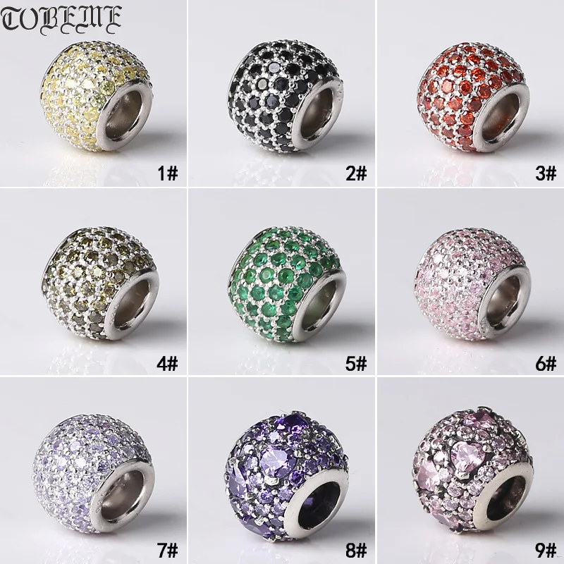 Ювелирные изделия из серебра 925 пробы ручной работы бусины Настоящее серебро