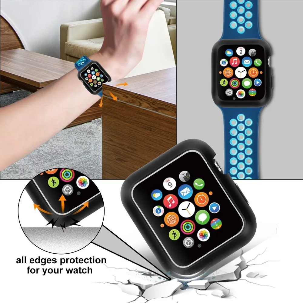 Чехол для Apple Watch 5/4 44 мм 40 защитный чехол iwatch серии 3 2 1 42/38 магнитная адсорбционная