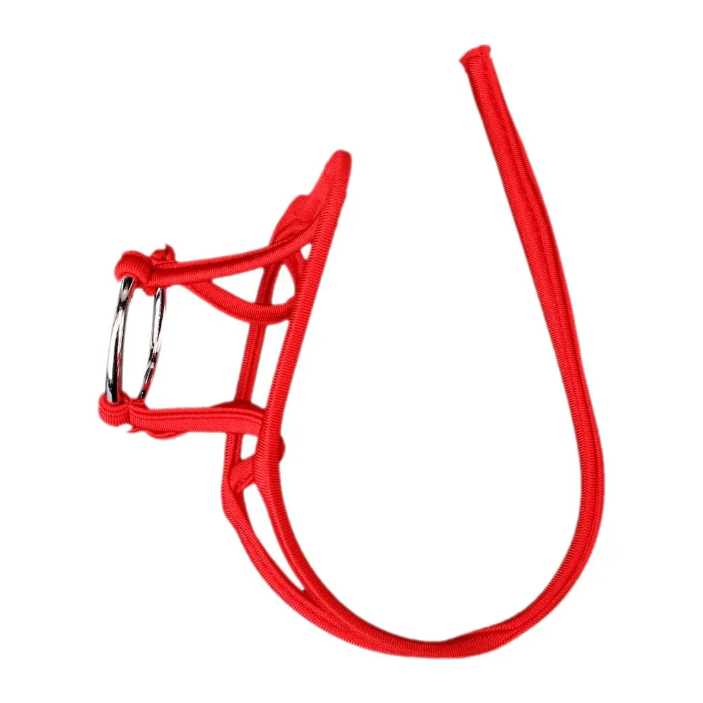 Новые сексуальные мужские C-string Стринги видимое нижнее белье трусики w/Ring(красный