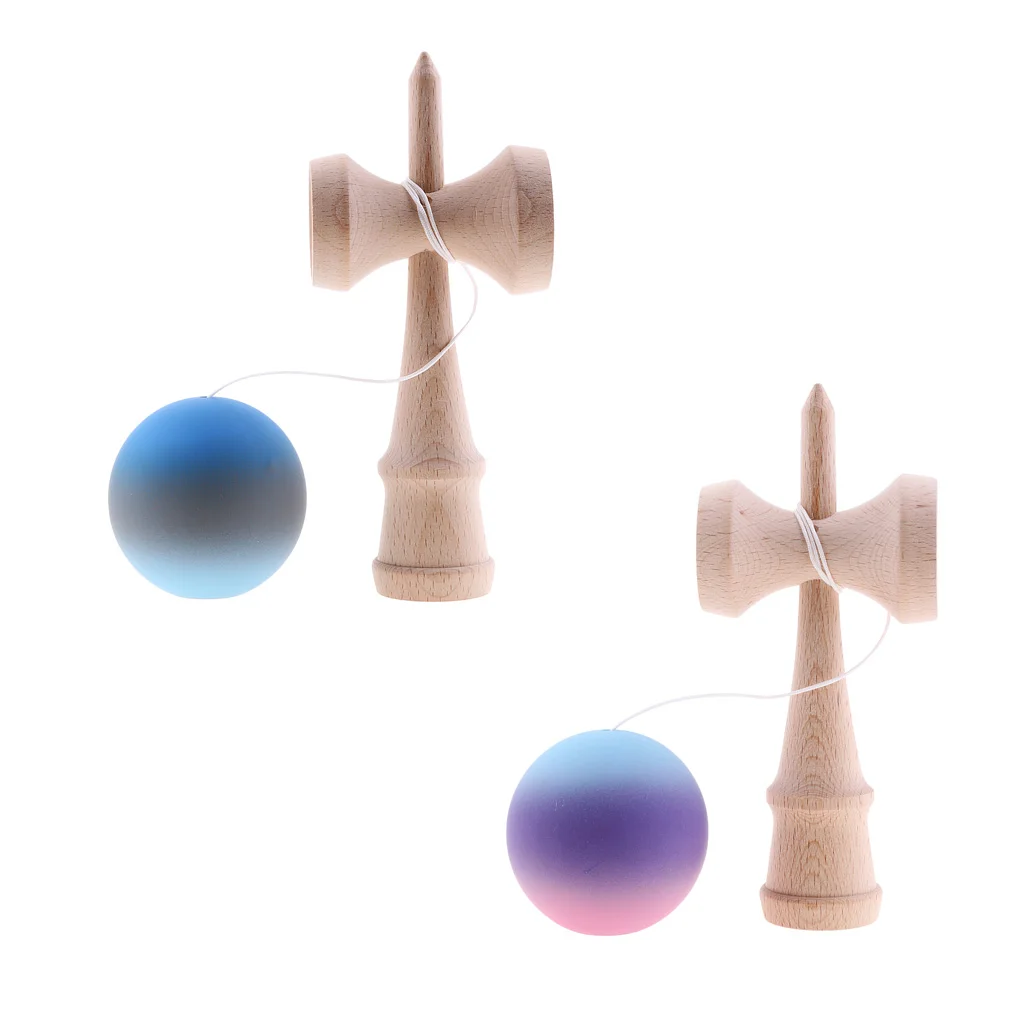 2 шт./упак. Kendama японский традиционный мяч деревянная чашка игра с палочками игровой реквизит Детская Спортивная игрушка для игр на открытом воздухе подарок