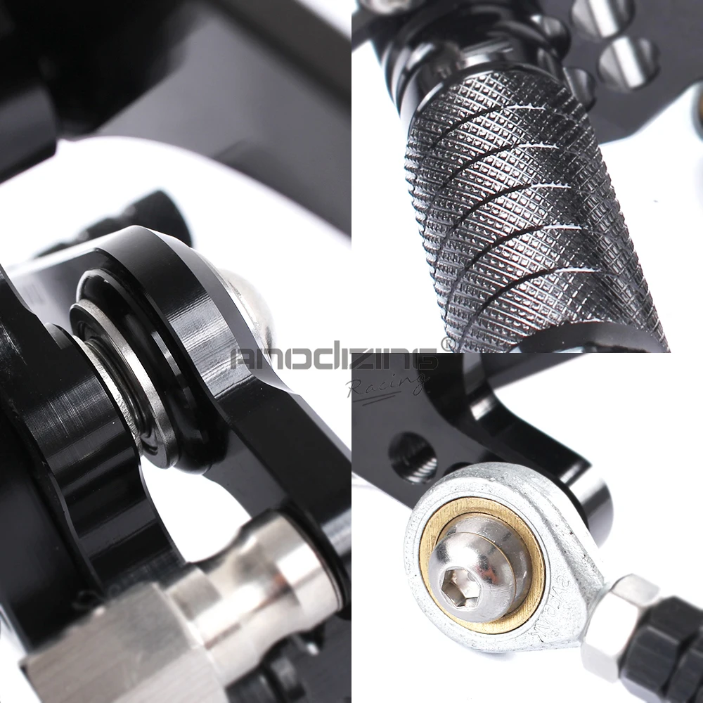 Полный CNC алюминиевый мотоцикл Регулируемый Rearsets задние наборы подножки для HONDA