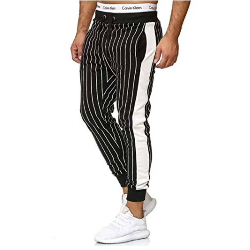 Мужские брюки карандаш с боковыми карманами повседневные длинные спортивная