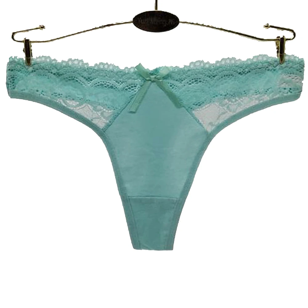 5 шт./упаковка женские хлопковые трусики-стринги с низкой посадкой | Женская