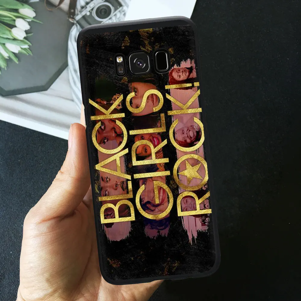 TPU D1216 Melanin Poppin queen чехол для телефона для samsung S7 S10 S9 S8 Plus A6 A7 черный волшебный чехол для девочки для samsung A50 A70 Мягкий ТПУ чехол - Цвет: TPU D1216