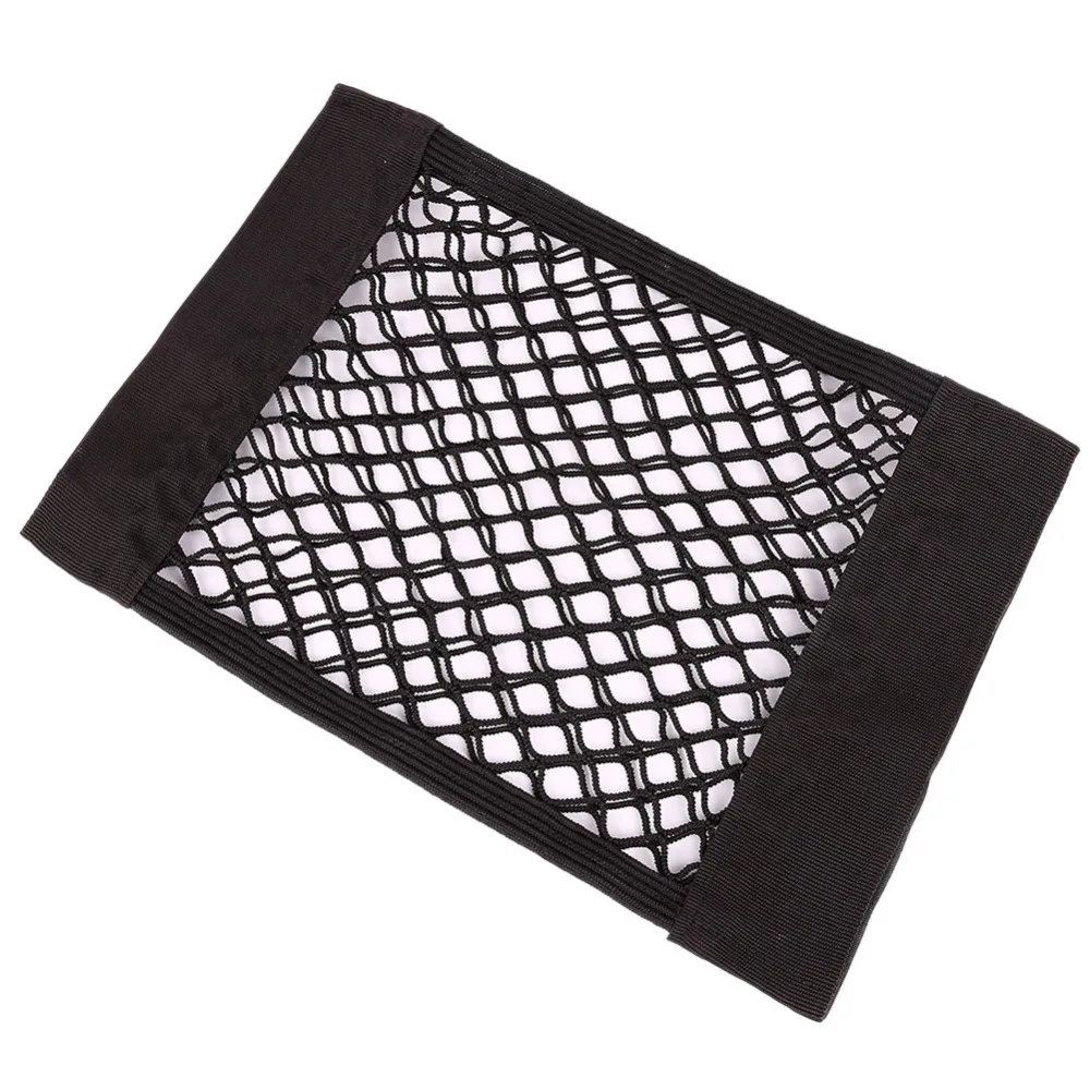 Автомобильное заднее сиденье багажника эластичная Сетчатая Сумка для хранения в