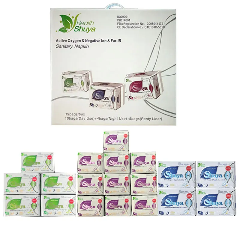 19packs 19packs menstrual cushion sanitary pads feminine napkin woman gasket panty liner anio women's menstruation hygiene - Цвет: 19packs