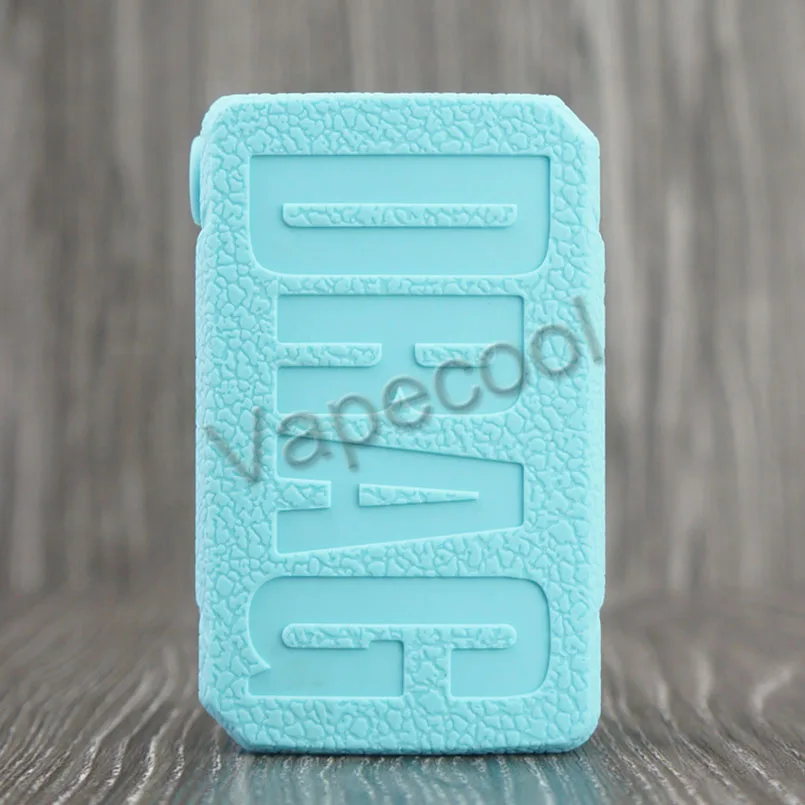 Tiffany blue 2 шт VOOPOO DRAG 2 Силиконовый чехол и противоскользящая текстура кремния кожа варп рукав подходит для Vape VOOPOO DRAG V2 177W TC BOX MOD - Цвет: Tiffany blue
