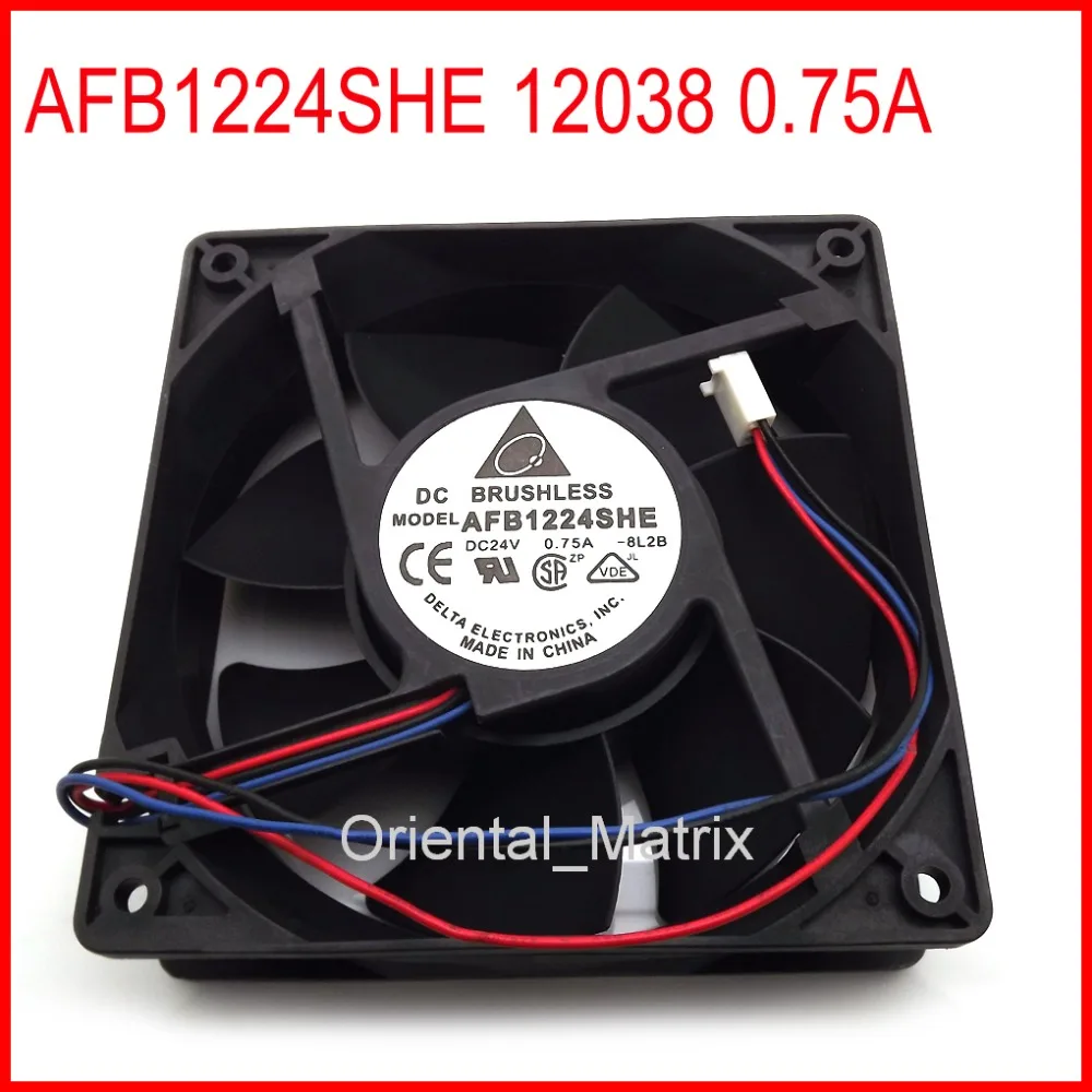 Бесплатная доставка AFB1224SHE 8L2B 12038 24V 0.75A кулер охлаждающий инвертор Вентилятор